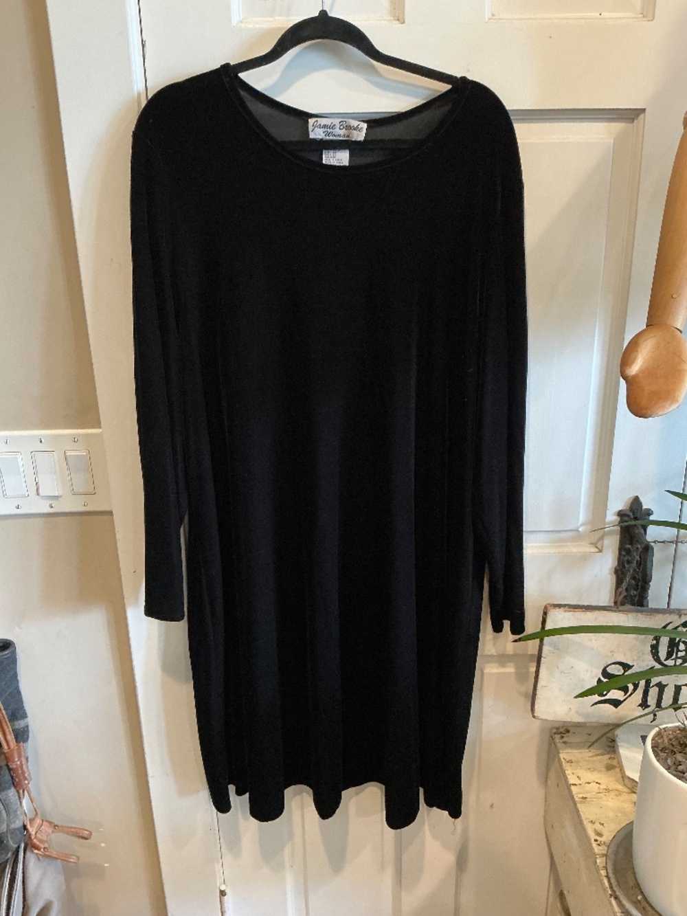 Jamie Brooke velvet dress or long tunic!  Mint condition!  Plus size 24